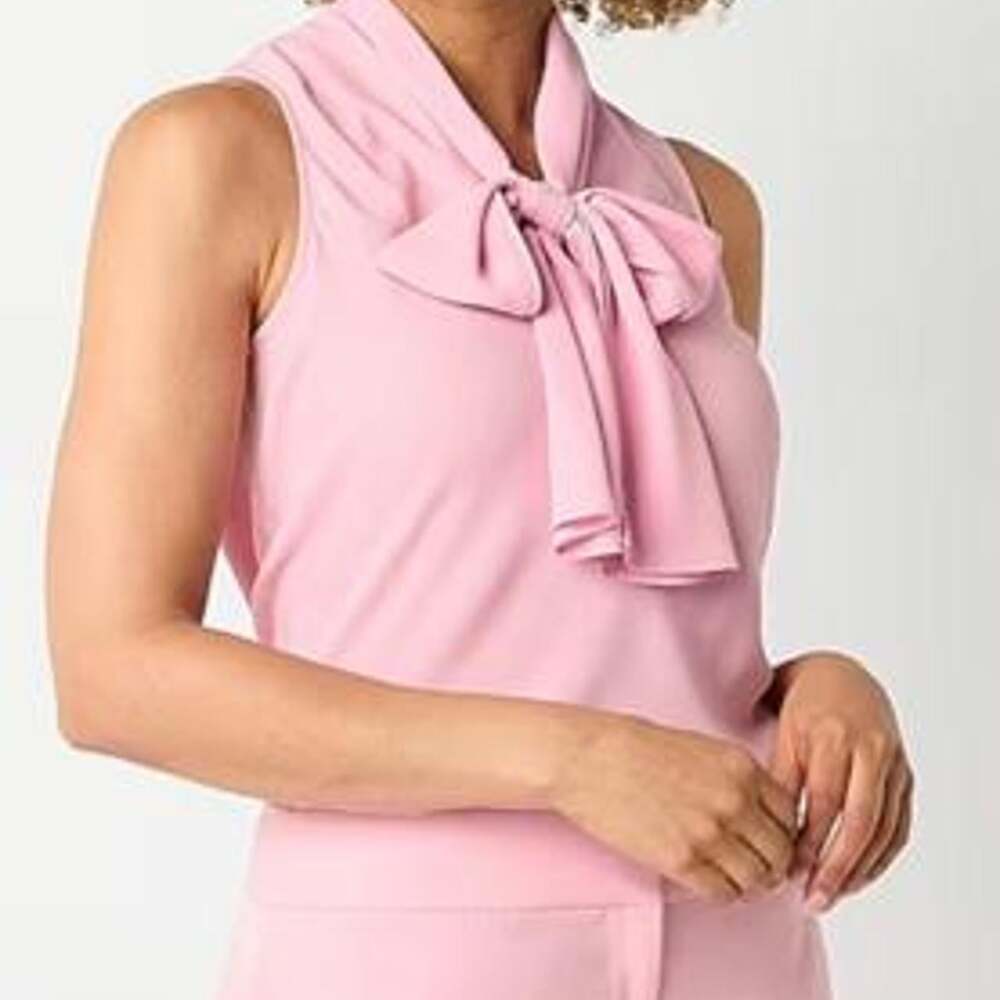 Kasper Women's Pink and Orange Blouse